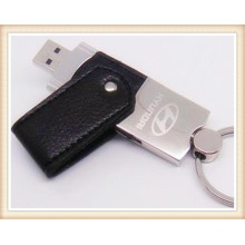 2012 USB-накопитель с кожаным материалом (EL018)